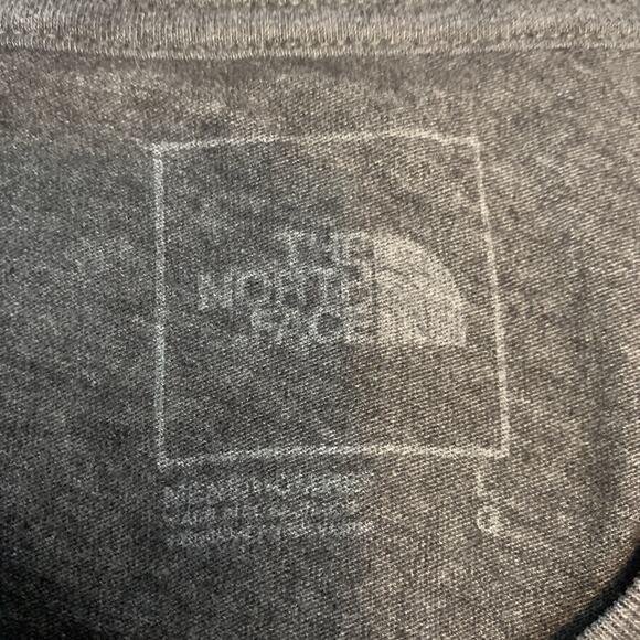 The North Face Shirt Mens Large Gray Spell Out Graphic Tee Short Sleeves Crew‎ L - Picture 5 of 7